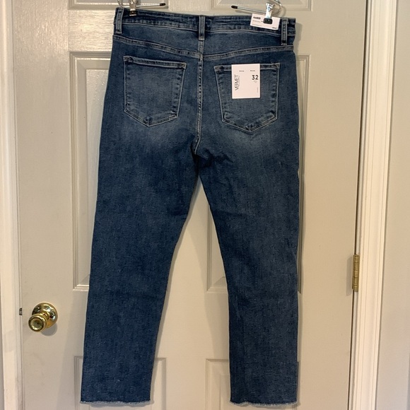 Vervet Los Angeles Amber Mid-rise Skinny Blue Distressed Jeans NWT Size 32 - Picture 7 of 9